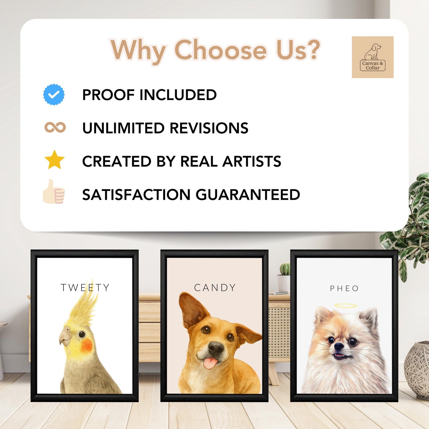 Simple Watercolor Pet Portraits